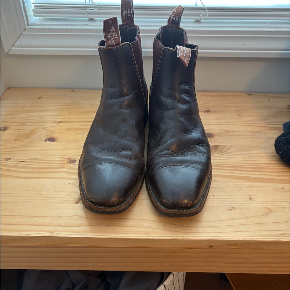 RM Williams Men's Brown Leather Chelsea Boots AU10.5 (US11) - Picture 2 of 5